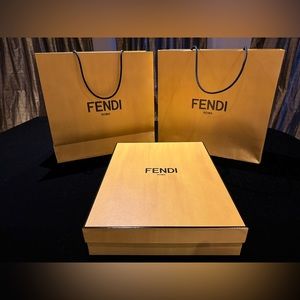 FENDI empty shopping bags